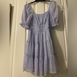 Trixxi Lavender Floral Kids Dress